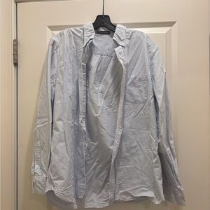 Brandy Melville / John Galt Striped Oversized Button-Down